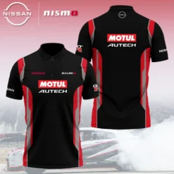 High Quality Men's Zip Polo Shirt NISSAN-TZPO-0074911