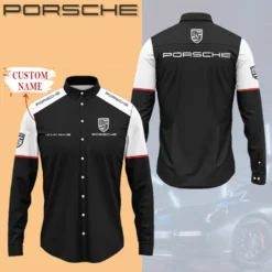 High Quality Customized Men's Long Sleeve Button Shirt PORSCHE-CCY-0075409