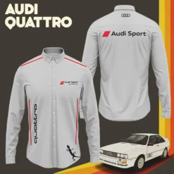 High Quality Men's Long Sleeve Button Shirt AUDI-CCY-0075454
