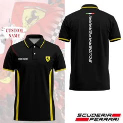 High Quality Customized Men's Polo Shirt FERRARI-PO-0074514