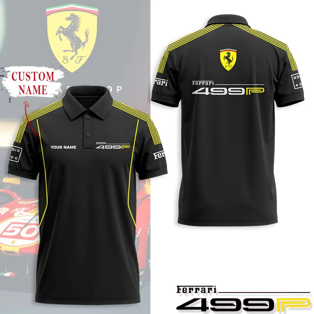 High Quality Customized Men's Polo Shirt FERRARI-PO-0074513