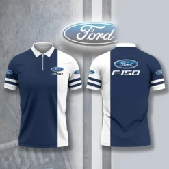 High Quality Men's Zip Polo Shirt FORD-TZPO-0074975