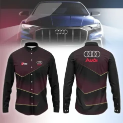 High Quality Men's Long Sleeve Button Shirt AUDI-CCY-0075455