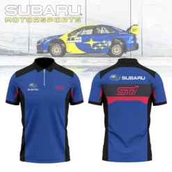 High Quality Men's Zip Polo Shirt SUBARU-TZPO-0074918