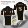 High Quality Men's Zip Polo Shirt PORSCHE-TZPO-0074843