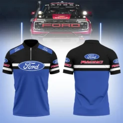 High Quality Men's Zip Polo Shirt FORD-TZPO-0074977