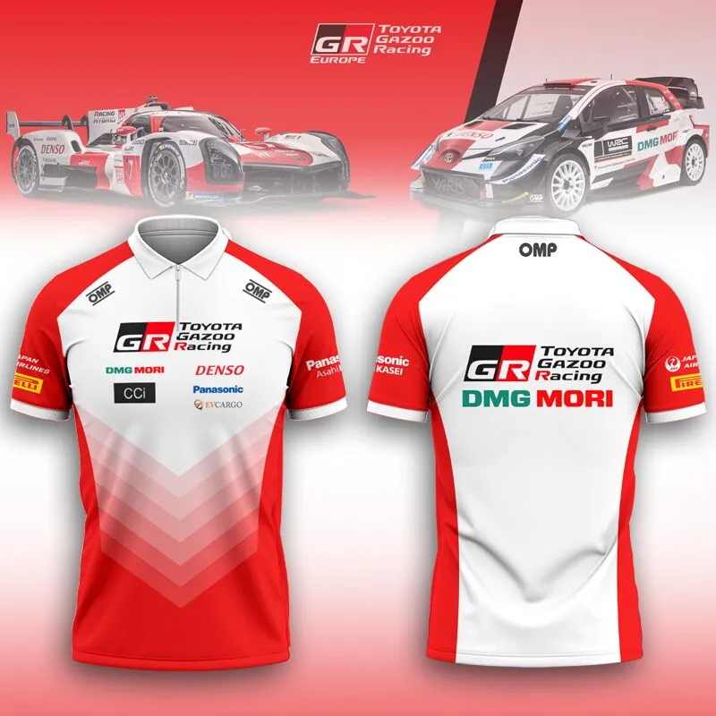 High Quality Men's Zip Polo Shirt TOYOTA-TZPO-0074939