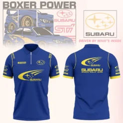 High Quality Men's Zip Polo Shirt SUBARU-TZPO-0074916