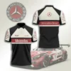 High Quality Men's Zip Polo Shirt MERCEDES-TZPO-0074748