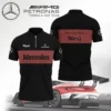 High Quality Men's Zip Polo Shirt MERCEDES-TZPO-0074743