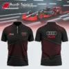 High Quality Men's Zip Polo Shirt AUDI-TZPO-0074849