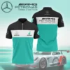 High Quality Men's Zip Polo Shirt MERCEDES-TZPO-0074744