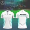 High Quality Men's Zip Polo Shirt MERCEDES-TZPO-0074752