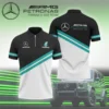 High Quality Men's Zip Polo Shirt MERCEDES-TZPO-0074746