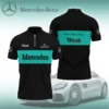 High Quality Men's Zip Polo Shirt MERCEDES-TZPO-0074747