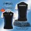 High Quality Customized Men's Zip Polo Shirt SUBARU-TZPO-0074927