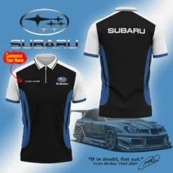 High Quality Customized Men's Zip Polo Shirt SUBARU-TZPO-0074927