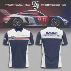 High Quality Men's Zip Polo Shirt PORSCHE-TZPO-0074841