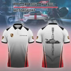 High Quality Men's Zip Polo Shirt PORSCHE-TZPO-0074840