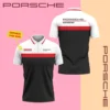 High Quality Customized Men's Zip Polo Shirt PORSCHE-TZPO-0074792