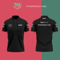 High Quality Men's Zip Polo Shirt PORSCHE-TZPO-0074822