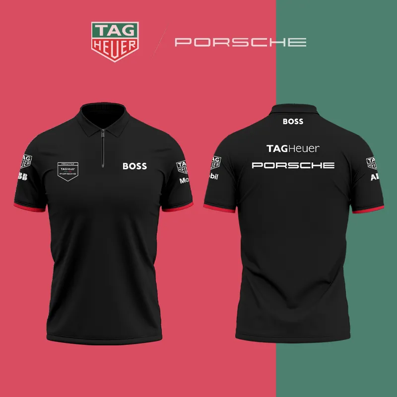 High Quality Men's Zip Polo Shirt PORSCHE-TZPO-0074822