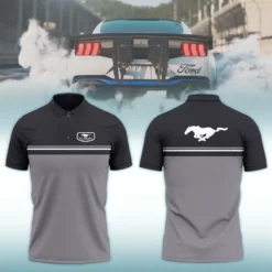 High Quality Men's Zip Polo Shirt FORD-TZPO-0074981