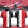 High Quality Men's Zip Polo Shirt PORSCHE-TZPO-0074830