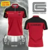 High Quality Customized Men's Zip Polo Shirt FORD-TZPO-0074961