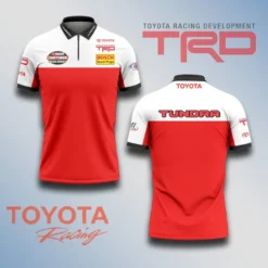 High Quality Men's Zip Polo Shirt TOYOTA-TZPO-0074943