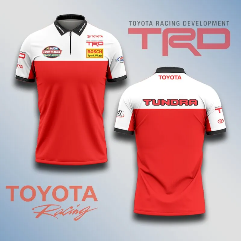 High Quality Men's Zip Polo Shirt TOYOTA-TZPO-0074943