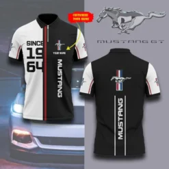 High Quality Customized Men's Zip Polo Shirt FORD-TZPO-0074960