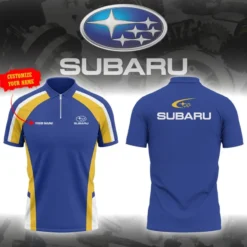 High Quality Customized Men's Zip Polo Shirt SUBARU-TZPO-0074930