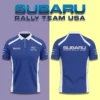 High Quality Men's Zip Polo Shirt SUBARU-TZPO-0074915