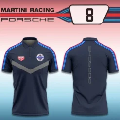 High Quality Men's Zip Polo Shirt PORSCHE-TZPO-0074825