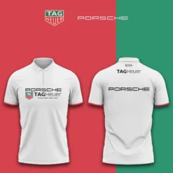 High Quality Men's Zip Polo Shirt PORSCHE-TZPO-0074828