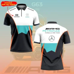 High Quality Customized Men's Zip Polo Shirt MERCEDES-TZPO-0074766