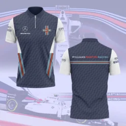 High Quality Men's Zip Polo Shirt MERCEDES-TZPO-0074758