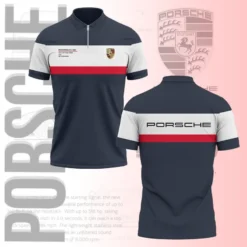 High Quality Men's Zip Polo Shirt PORSCHE-TZPO-0074824