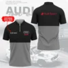 High Quality Customized Men's Zip Polo Shirt AUDI-TZPO-0074856