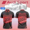 High Quality Customized Men's Zip Polo Shirt AUDI-TZPO-0074855