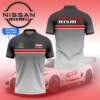 High Quality Customized Men's Zip Polo Shirt NISSAN-TZPO-0074900