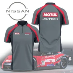 High Quality Men's Zip Polo Shirt NISSAN-TZPO-0074910