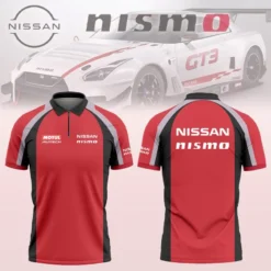 High Quality Men's Zip Polo Shirt NISSAN-TZPO-0074909