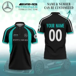 High Quality Customized Men's Zip Polo Shirt MERCEDES-TZPO-0074776
