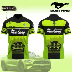 High Quality Customized Men's Zip Polo Shirt FORD-TZPO-0074959