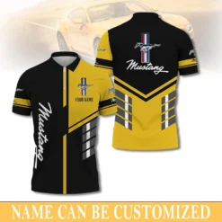 High Quality Customized Men's Zip Polo Shirt FORD-TZPO-0074958