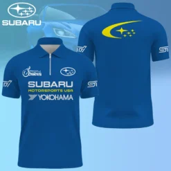 High Quality Men's Zip Polo Shirt SUBARU-TZPO-0074913