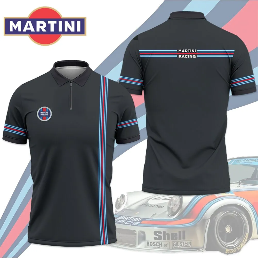High Quality Men's Zip Polo Shirt PORSCHE-TZPO-0074838