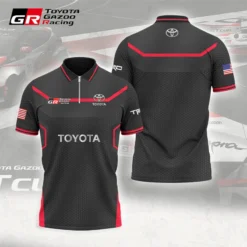 High Quality Men's Zip Polo Shirt TOYOTA-TZPO-0074944